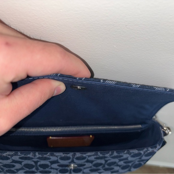 Coach Brooke Shoulder Bag in Denim - Picture 3 of 5